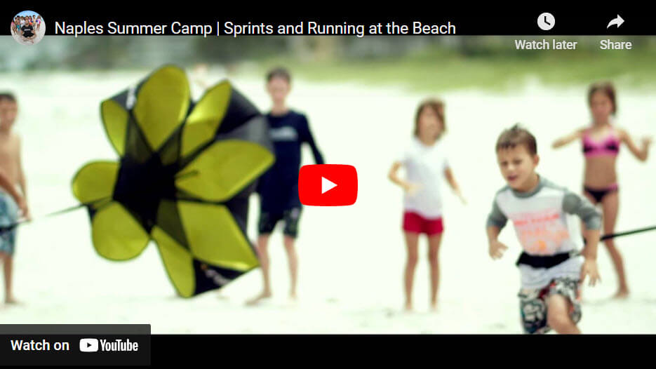Sprint Speed Training at the Beach – Naples Summer Camp